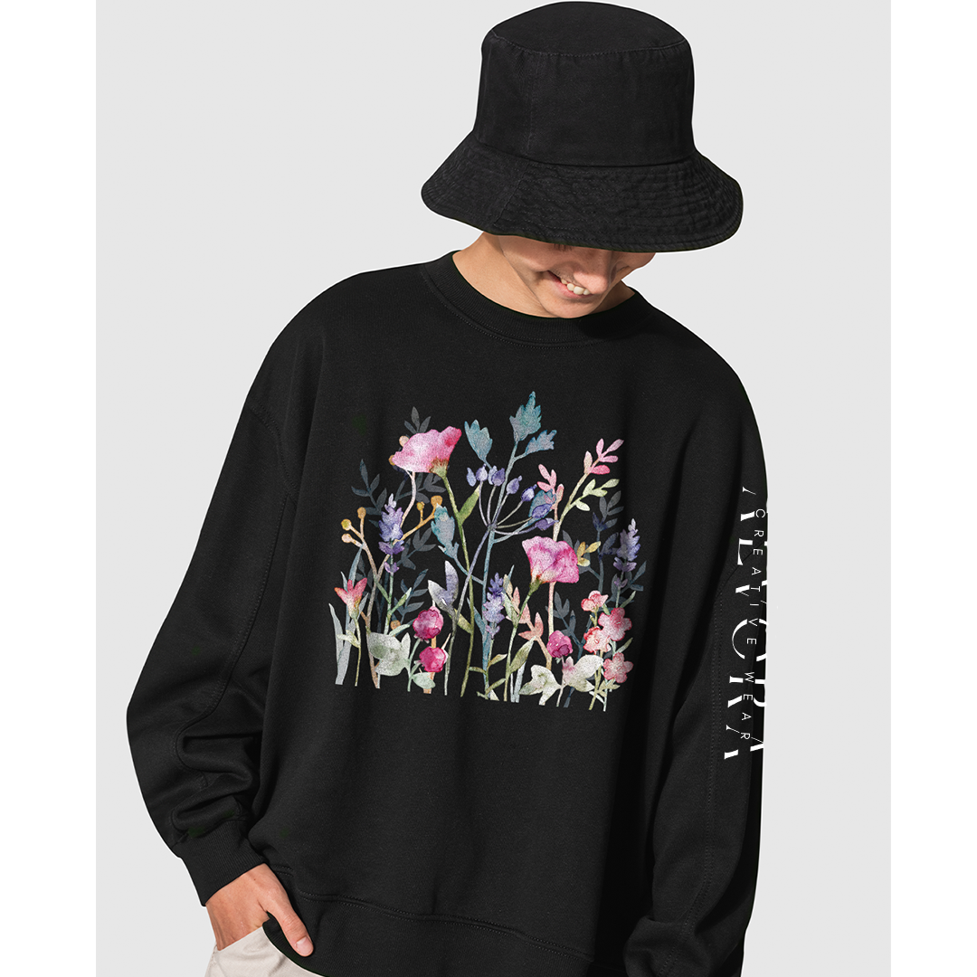 Spring Flowers Graphic Unisex Premium Sweatshirt – Alvora