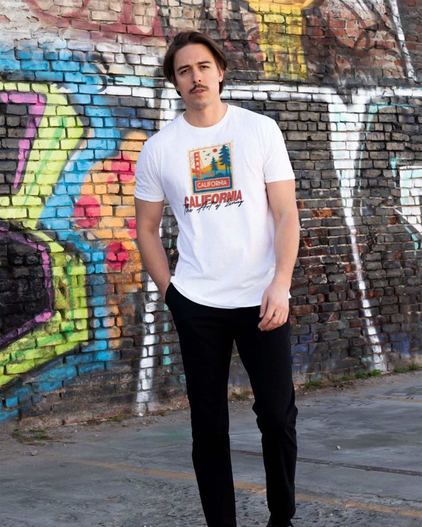 California Adventure DTF Graphic T-Shirt Unisex Heavy Cotton Tee
