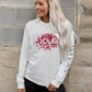 Love Alvora Red Roses Graphic Sweatshirt – Unisex Streetwear