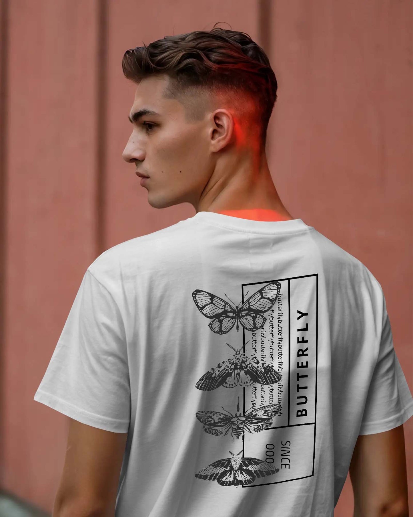 Vintage Butterflies  Light Edition Soft Style Cotton - T-Shirt by Alvora