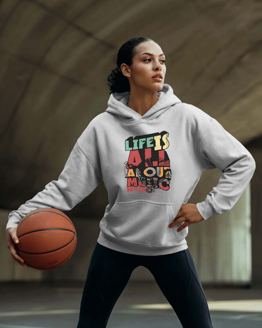Life Is All About Music Unisex Hoodie