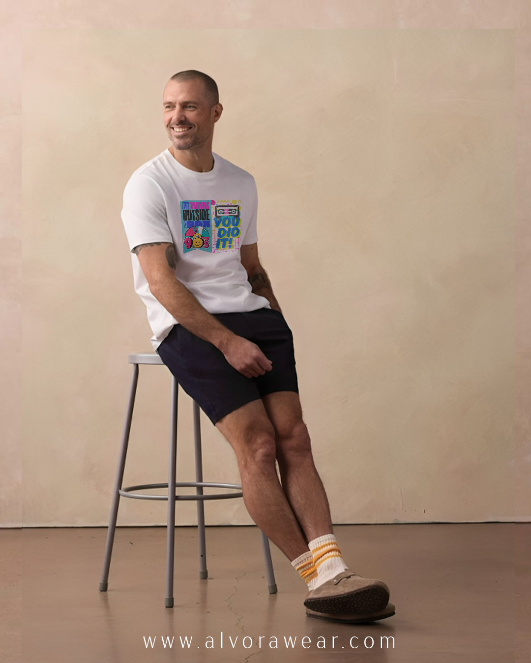 'You Did It!' Design - Retro 90s Unisex Soft Style Cotton Graphic Tee