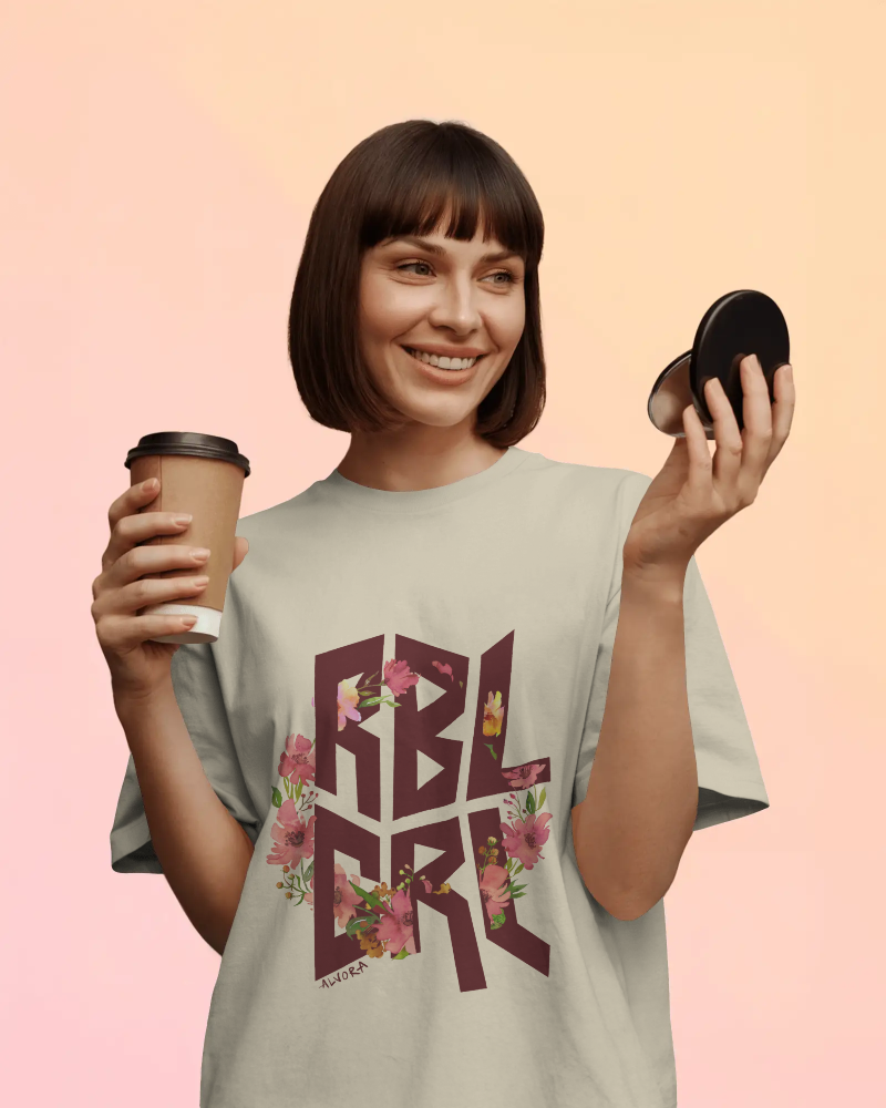 RBL Dri Flowers Unisex Oversized T-shirt