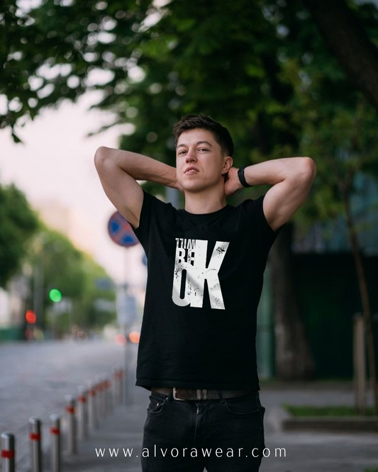 Will Be Ok Heavy Cotton Unisex T-Shirt – Dark Edition | Motivational Tee