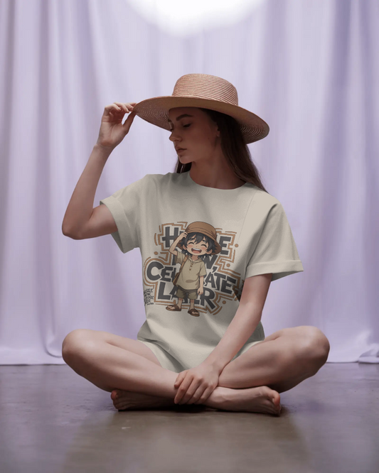 Cute Zyino Unisex Oversized T-shirt