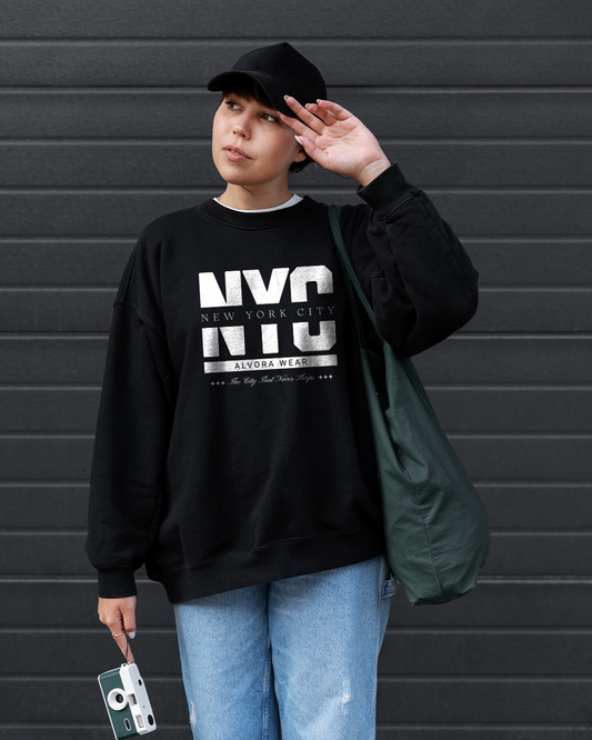 NYC "City That Never Sleeps" Dark - Unisex Premium Sweatshirt