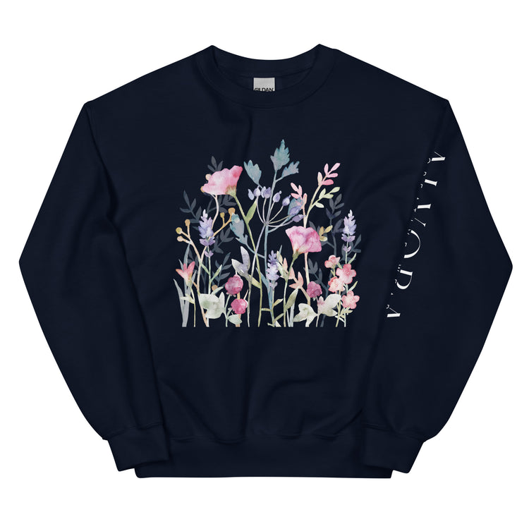 graphic sweatshirt unisex crew neck