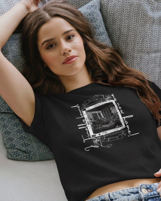 New Home Boxy Tee – Statement Summer Crop